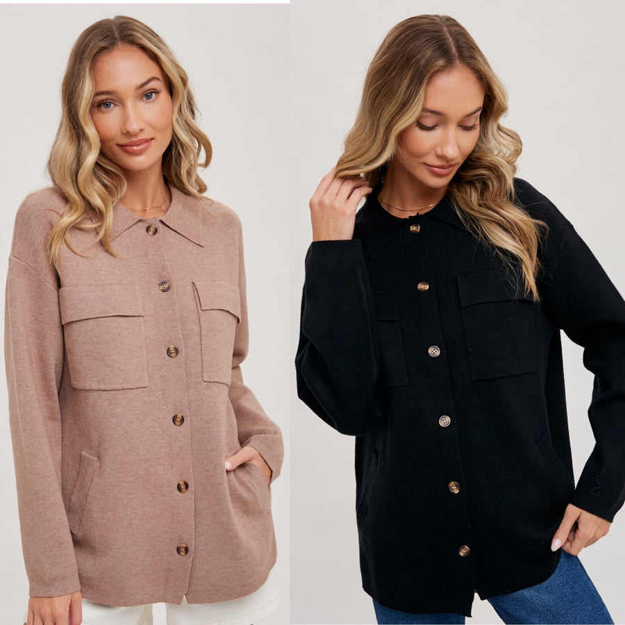 DAKOTAH KNIT SHACKET