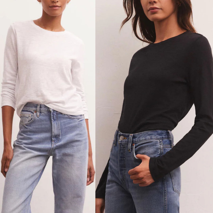Z SUPPLY MODERN SLUB LS TEE