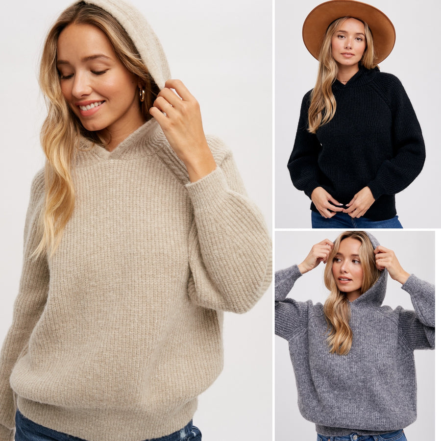 DOVE HOODED SWEATER