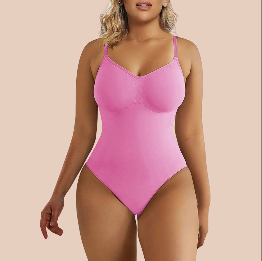 SHAPEWEAR SPAG STRAP TANK THONG BODYSUIT