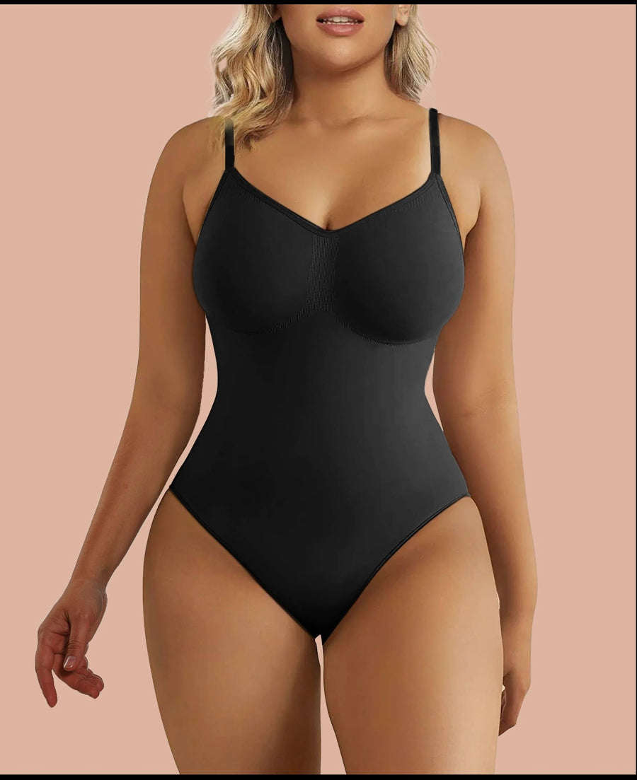 SHAPEWEAR SPAG STRAP TANK THONG BODYSUIT