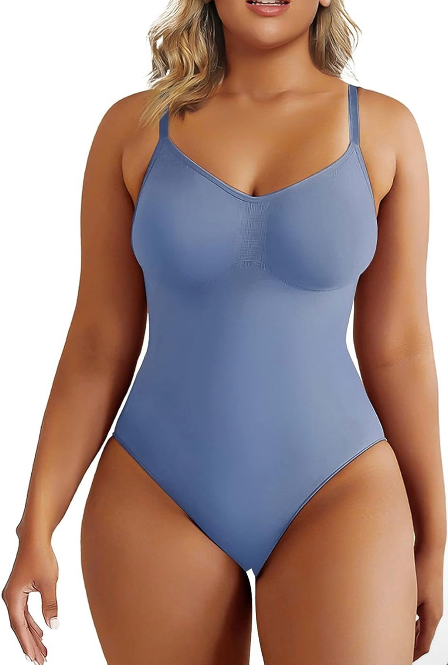 SHAPEWEAR SPAG STRAP TANK THONG BODYSUIT