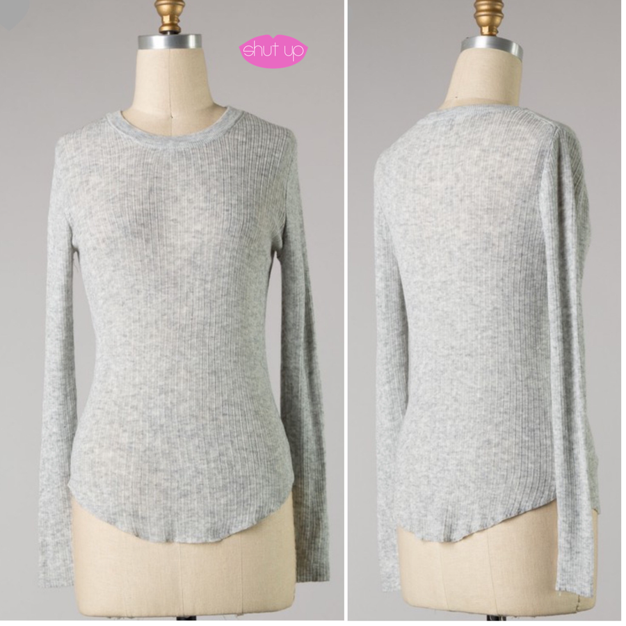 DIEGO RIBBED KNIT TOP