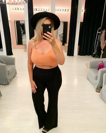YUNA VNECK CROP KNIT
