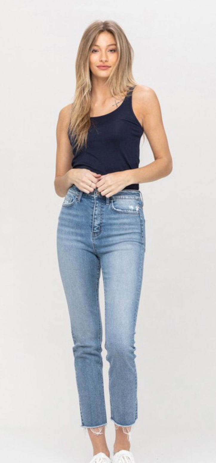 VERVET LEONA HIGHRISE SLIM CROP