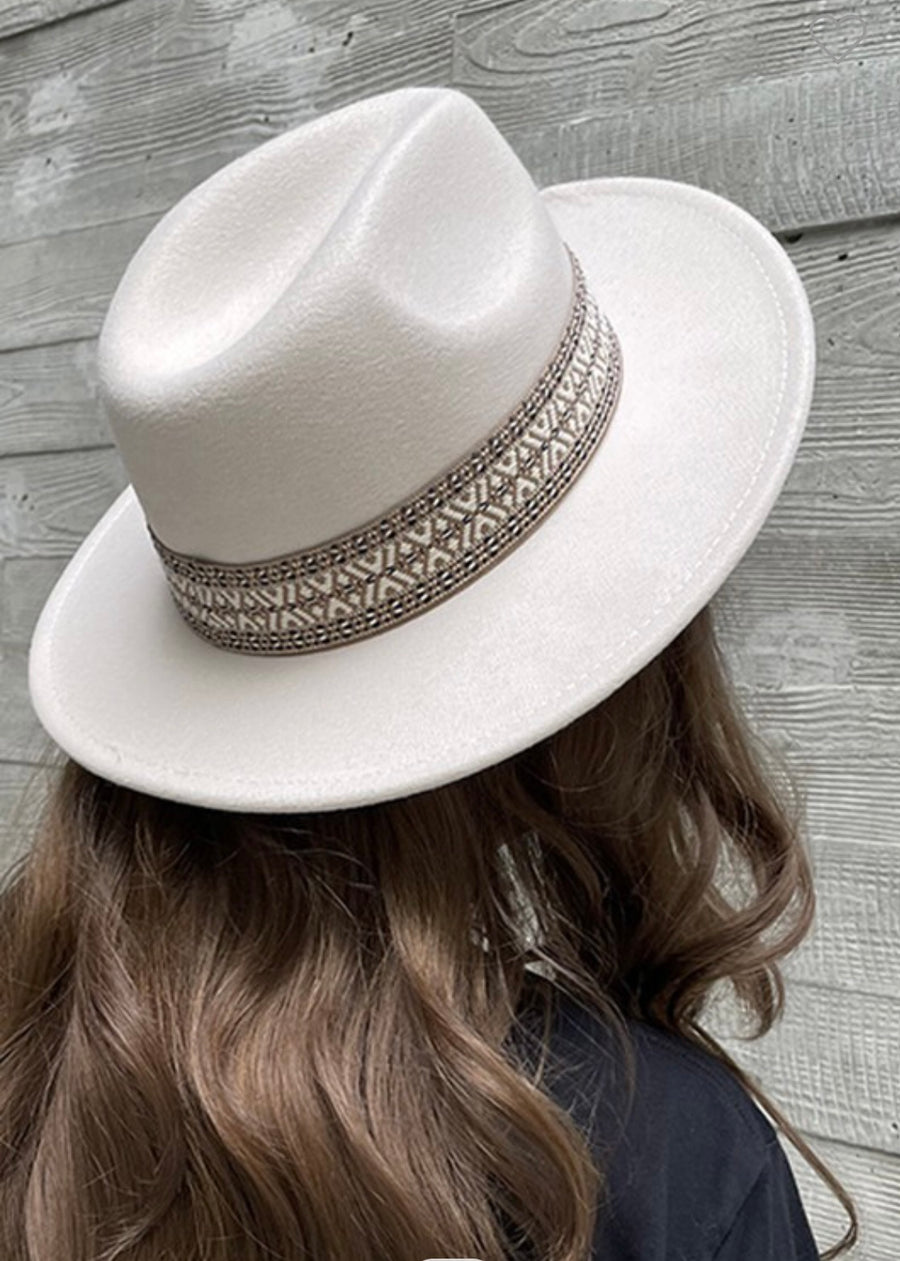 MELINA TRIBAL BELT FEDORA