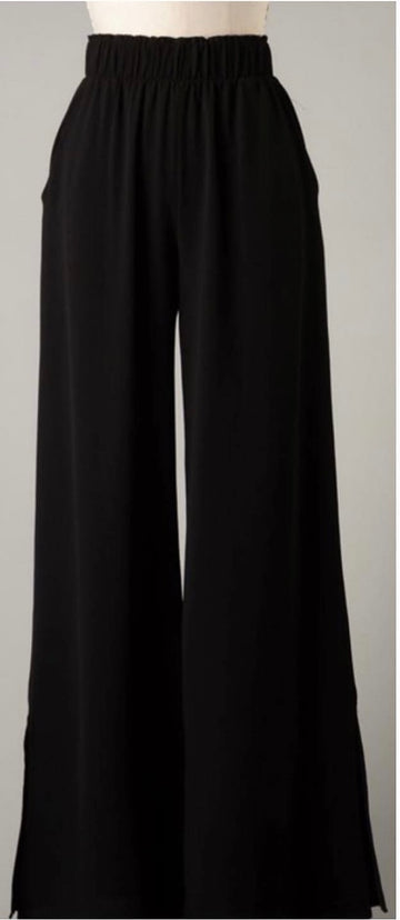 WILMARY SIDE SLIT TROUSER PANT