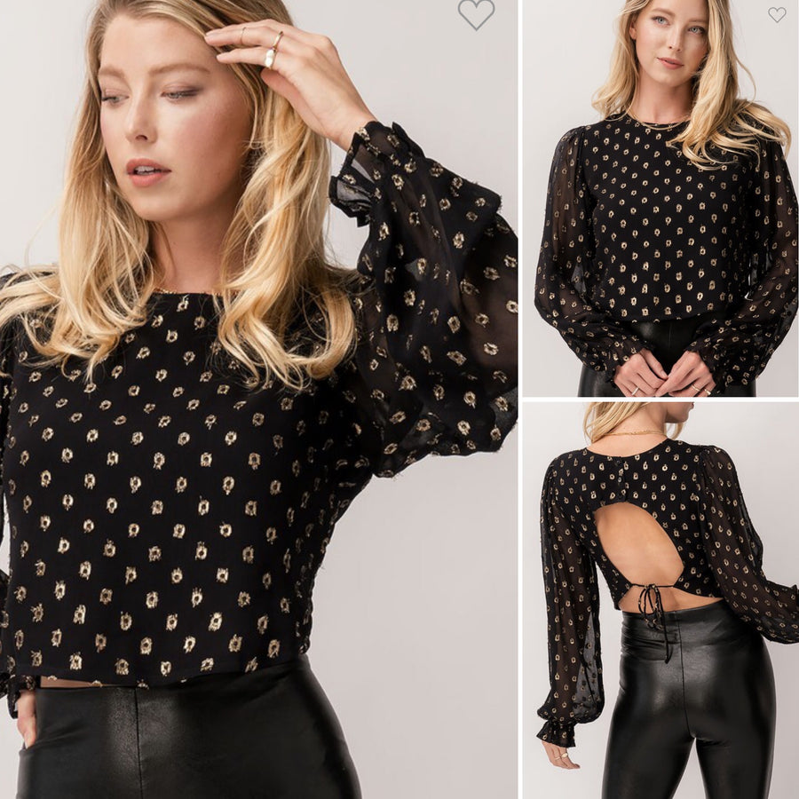 SAMARA OPEN BACK BLOUSE