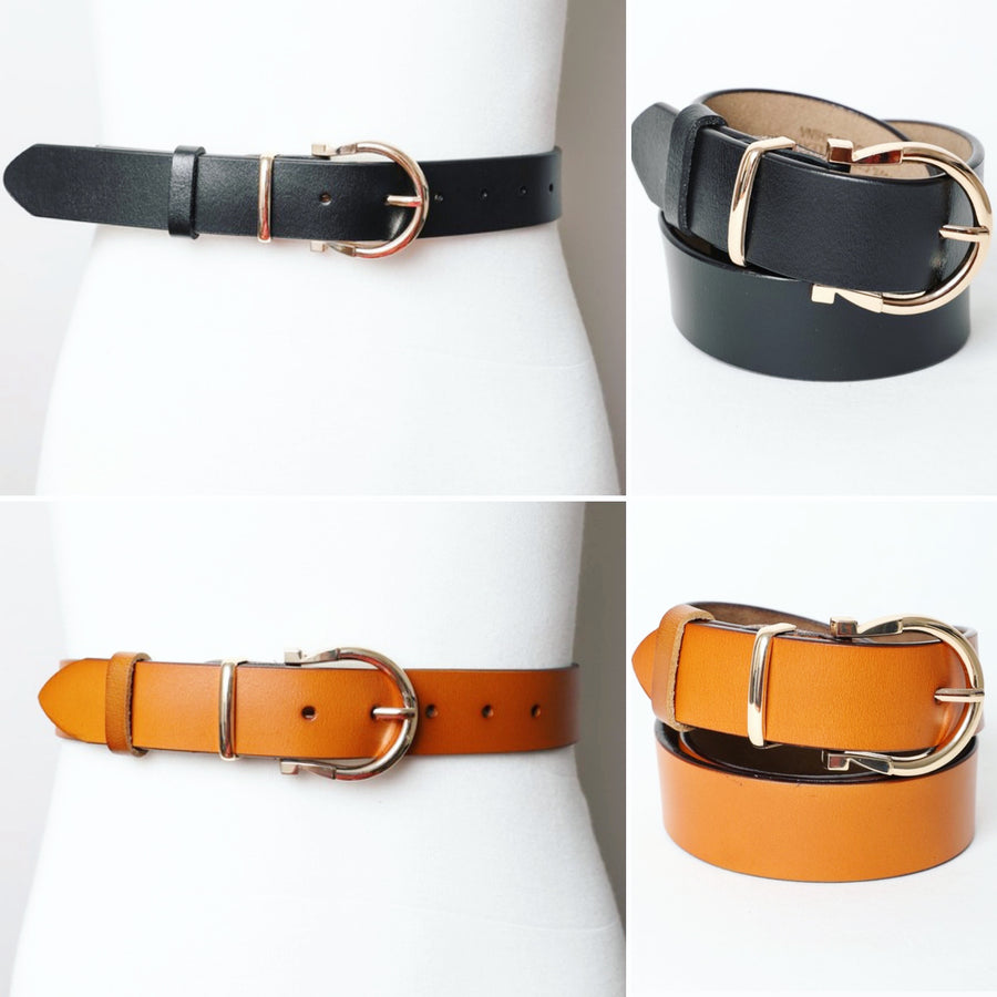 DINGO HORSE SHOE LEATHER BELT