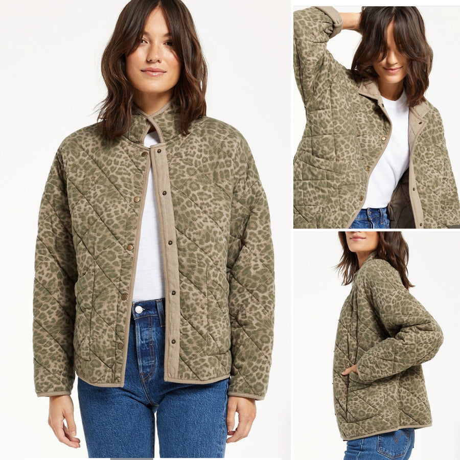 Z SUPPLY MAYA LEOPARD JACKET