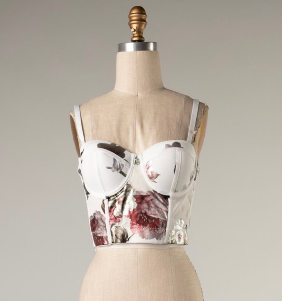 WYNNE FLORAL CORSET