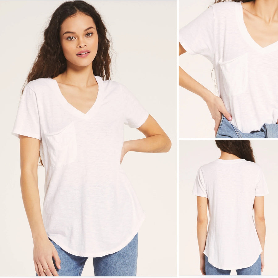 Z SUPPLY THE COTTON SLUB POCKET TEE