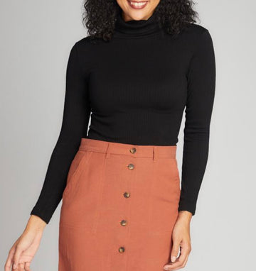 CEST MOI RIBBED TURTLE NECK