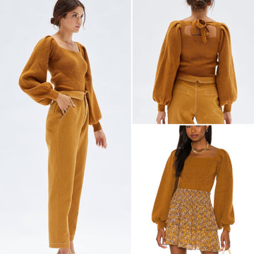 MP VAY BALLON SLEEVE KNIT
