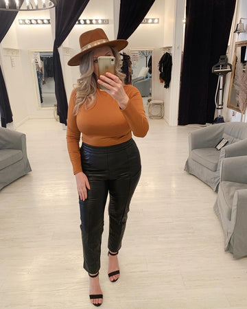 TALIA LONG SLEEVE  MOCK NECK