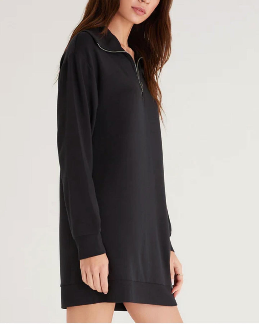 Z SUPPLY ABIGAIL HALF ZIP DRESS