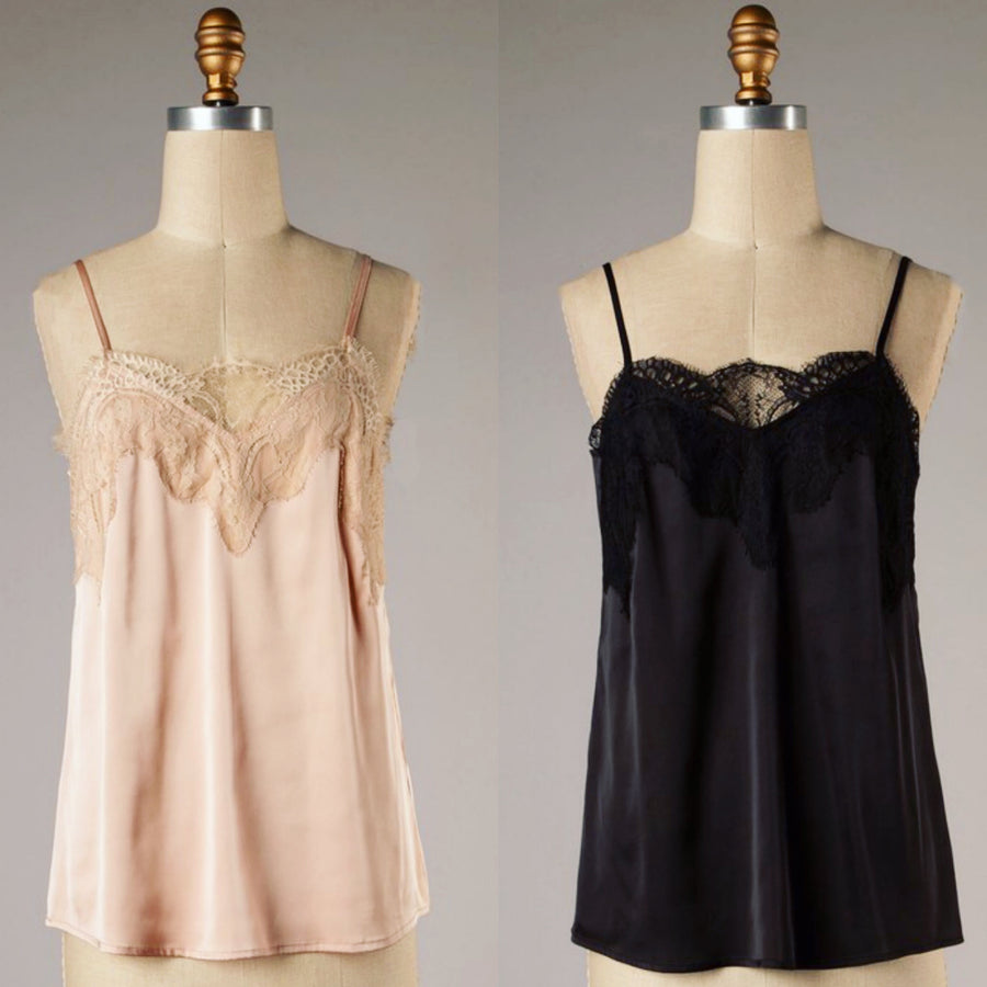 MORGAN LACE TRIM CAMI