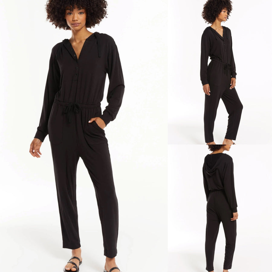 Z SUPPLY LISSE HENLEY JUMPSUIT