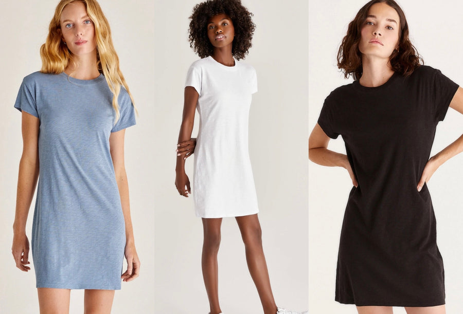 Z SUPPLY MODERN CREW SLUB TEE DRESS