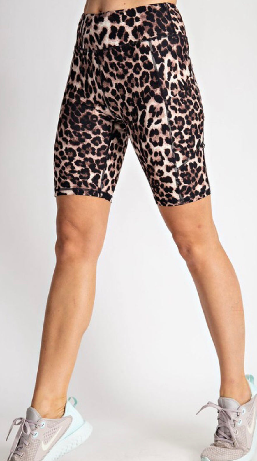 OCEANNA LEOPARD BIKE SHORT