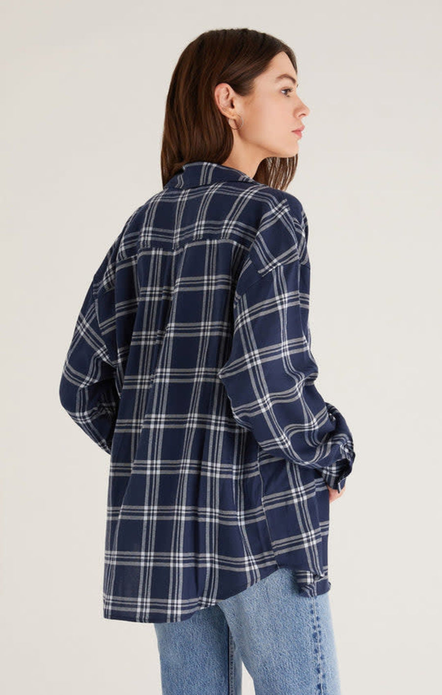 Z SUPPLY CLIO PLAID BUTTON UP