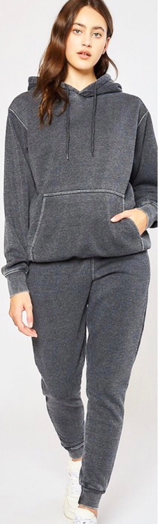 LIVIA BOYFRIEND BURNOUT HOODY