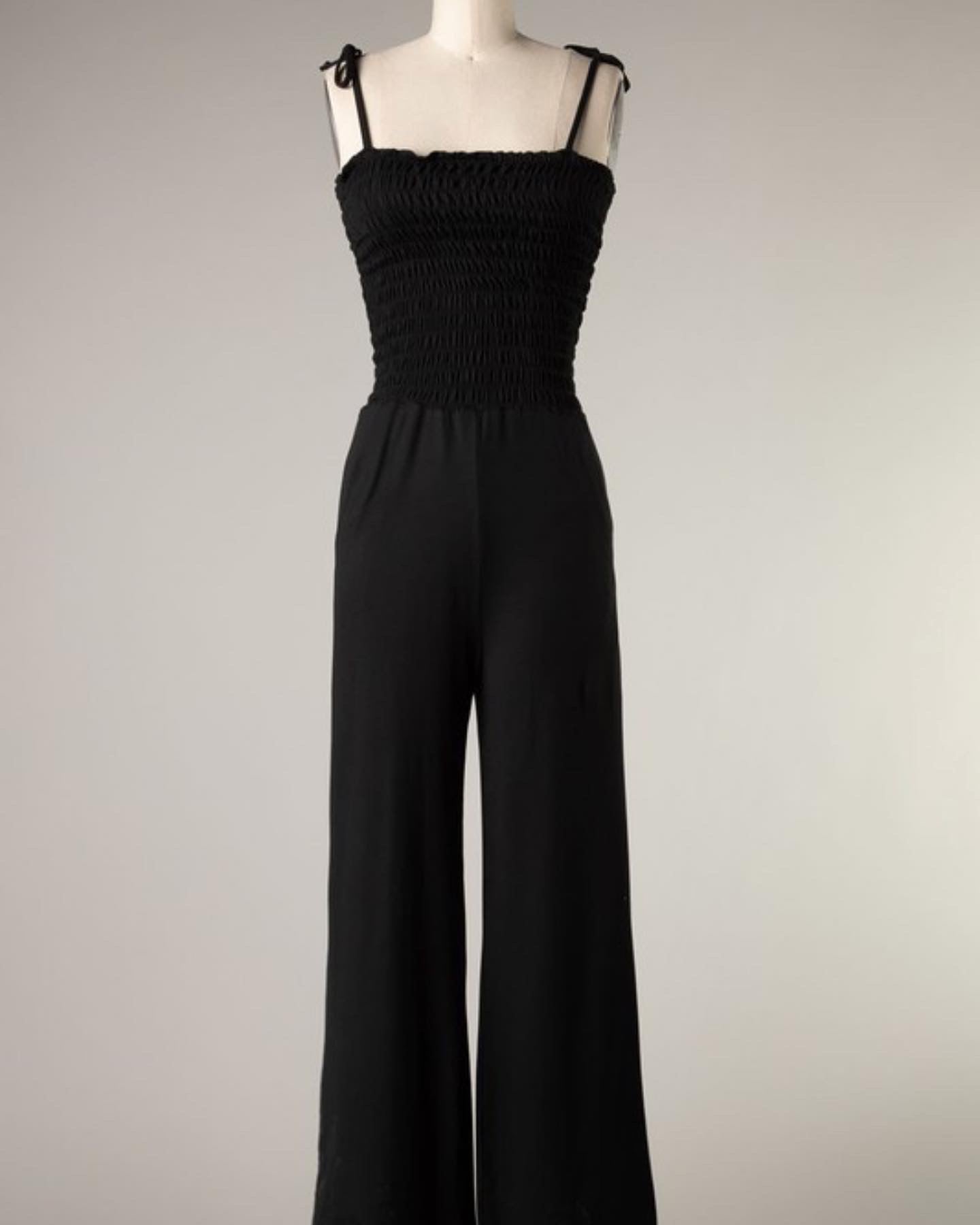 WILLAH SMOCKED JUMPSUIT – Shut Up N Wear It