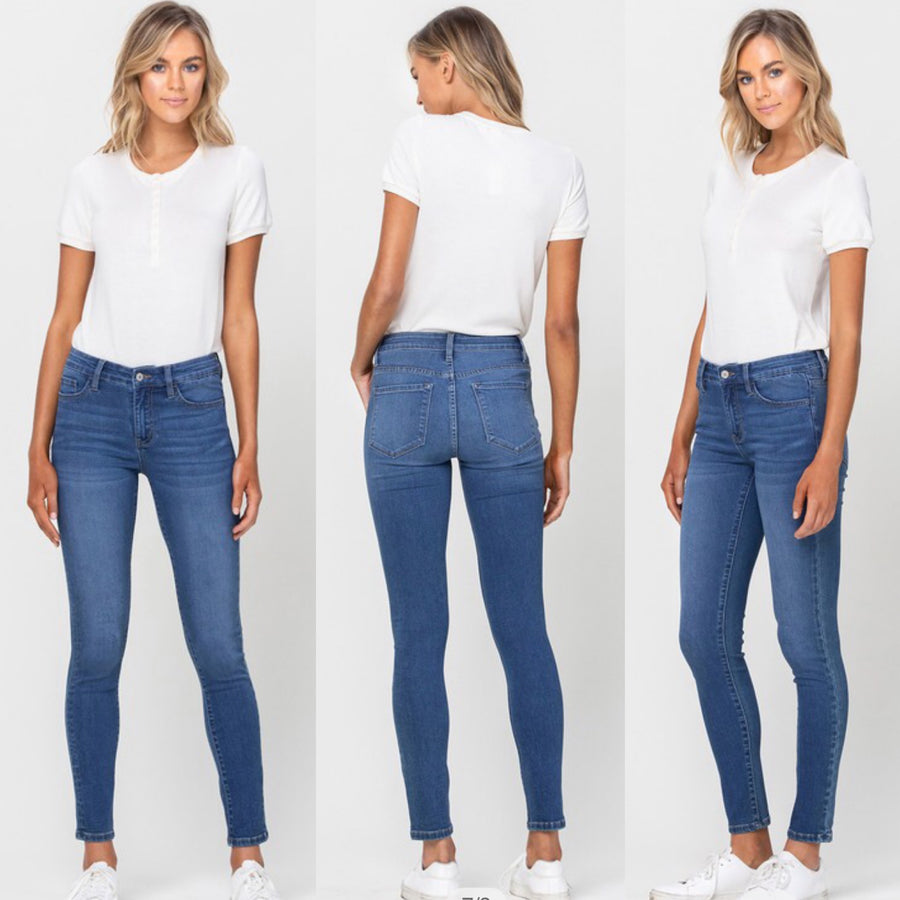VERVET AMBER MIDRISE ANKLE SKINNY