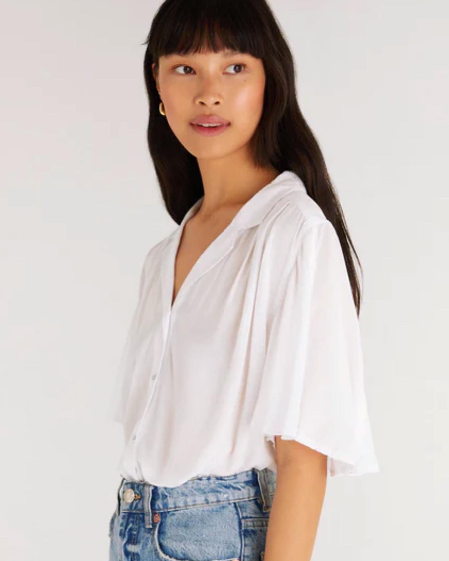 Z SUPPLY ZENA FLUTTER BUTTON UP