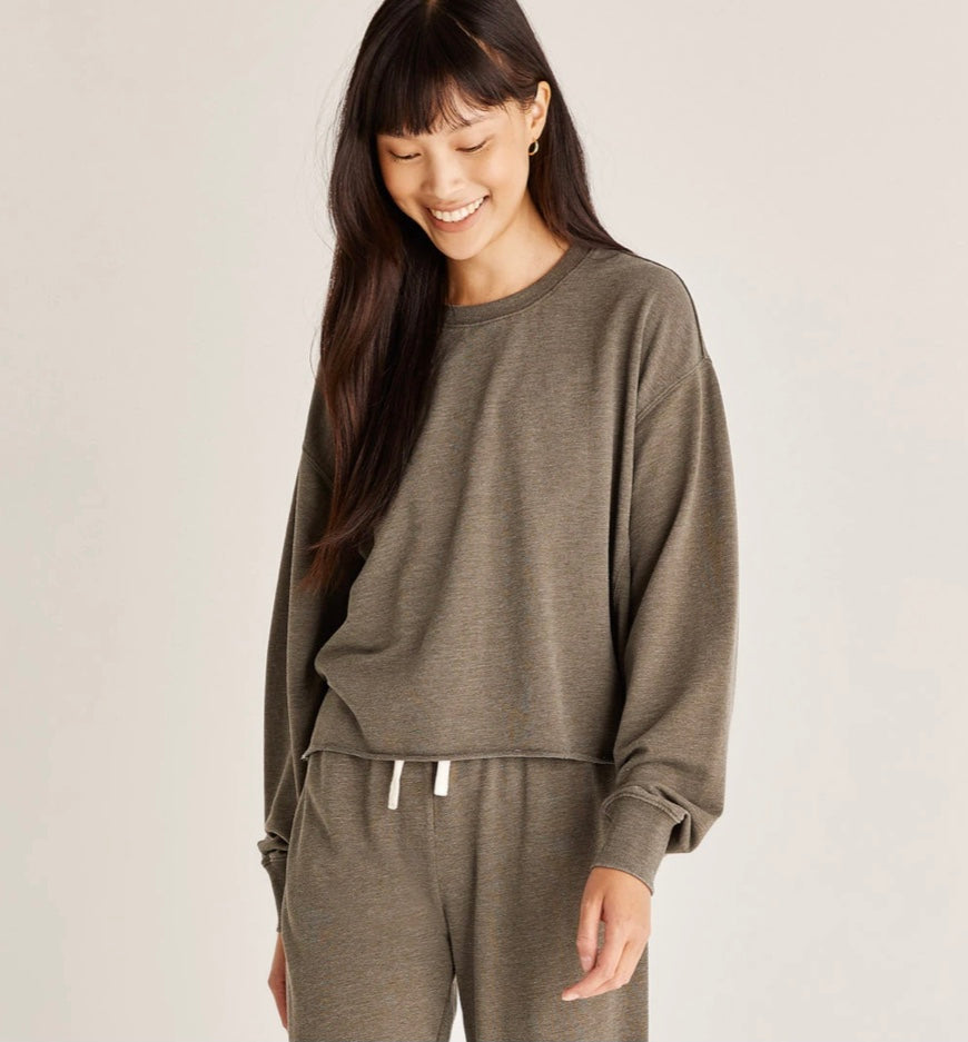 Z SUPPLY CLAIRE BOXY SWEATSHIRT