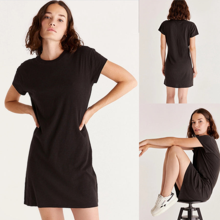 Z SUPPLY MODERN CREW SLUB TEE DRESS