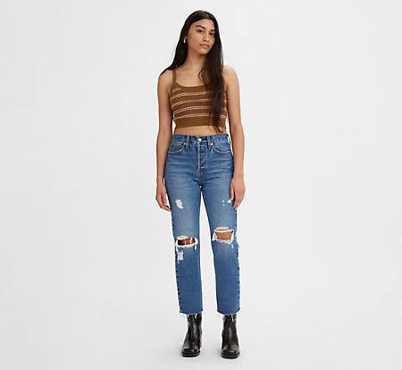 LEVIS WEDGIE STRAIGHT 28 INSEAM