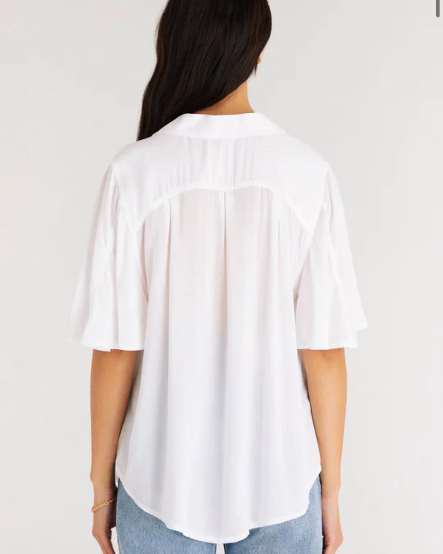 Z SUPPLY ZENA FLUTTER BUTTON UP