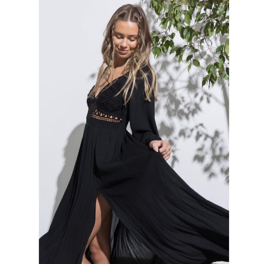 WINTERROSE CROCHET MAXI DRESS