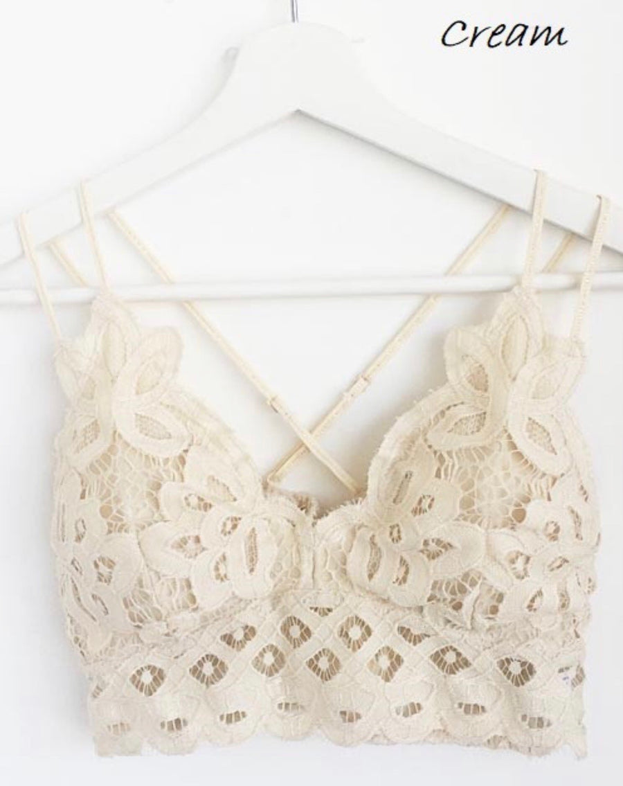 HYDE CROCHET LACE BRALETTE – Shut Up N Wear It