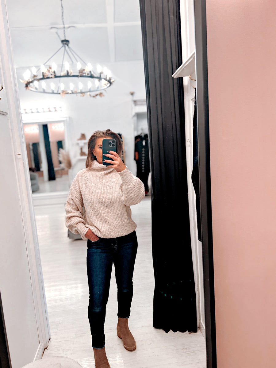 ASPEN MOCK NECK SWEATER