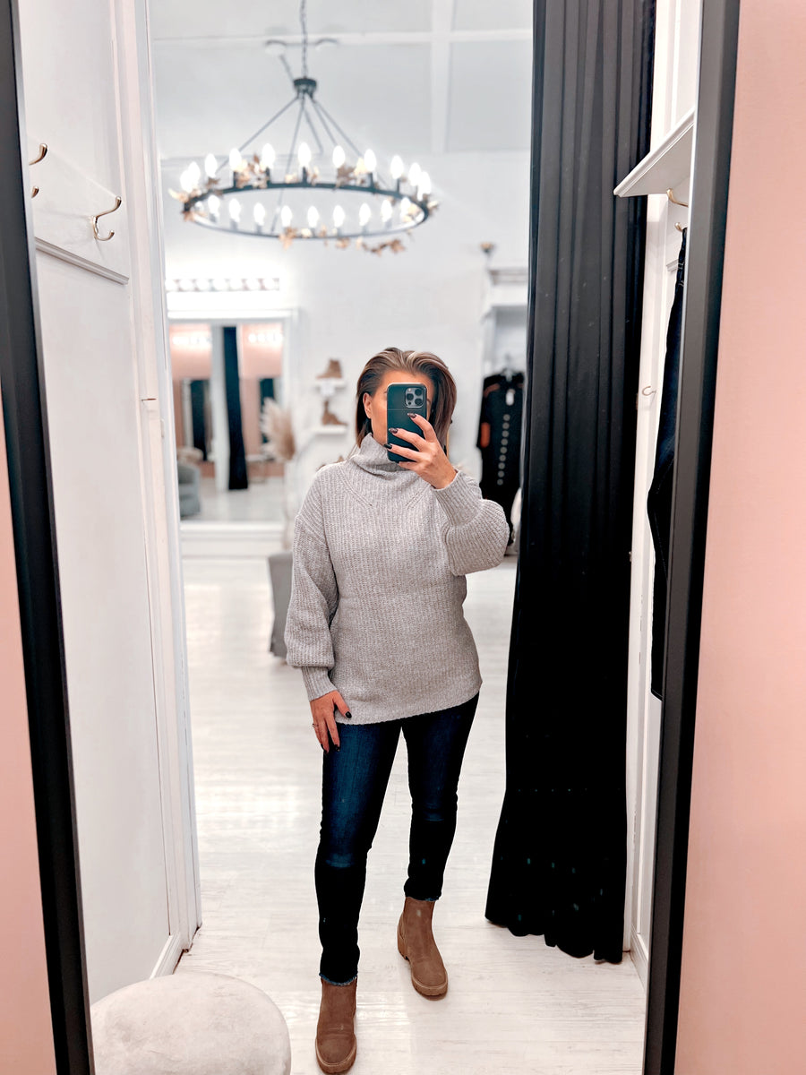 ASPEN MOCK NECK SWEATER