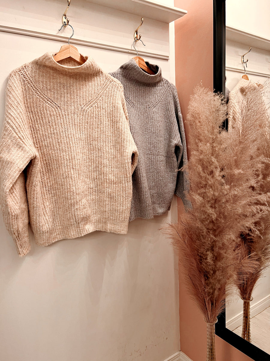ASPEN MOCK NECK SWEATER